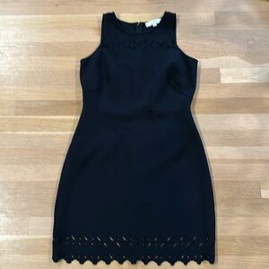 Black loft dress with cutout detail